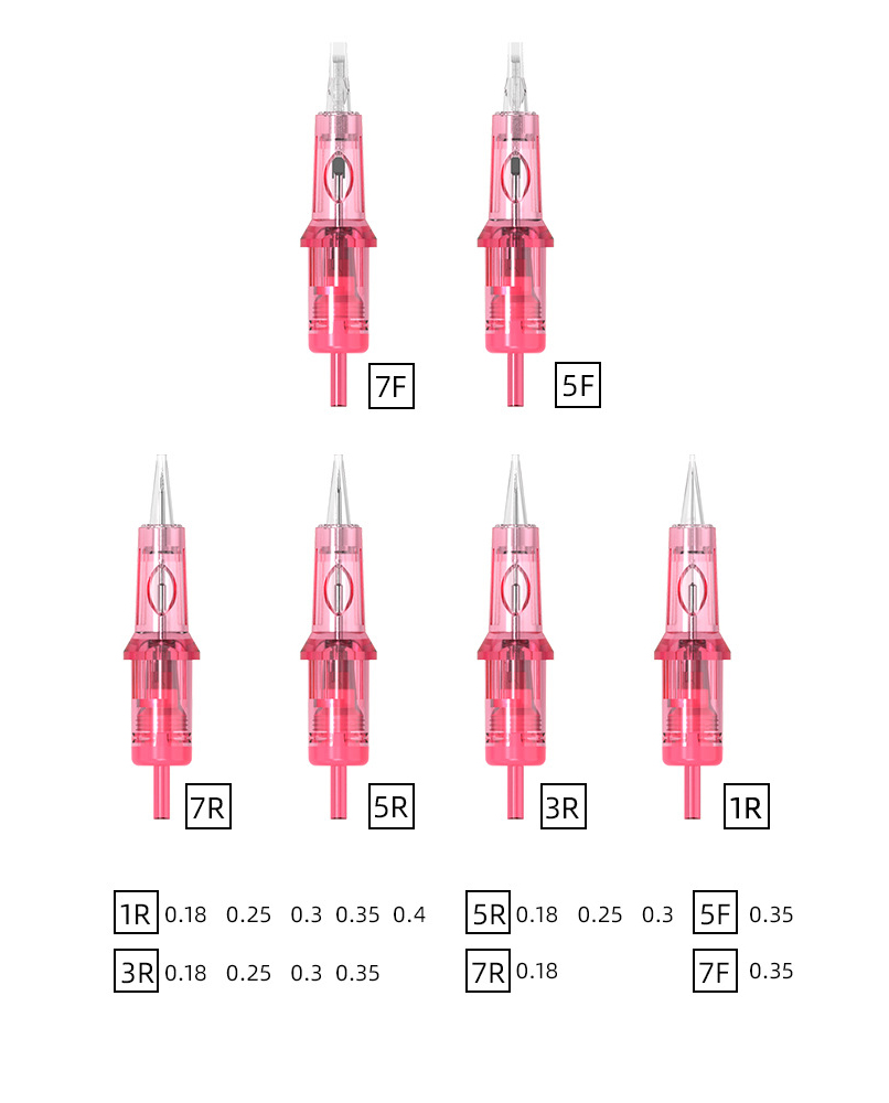 AMBITION 20Pcs Disposable PMU SMP Tattoo Cartridge Needles 2