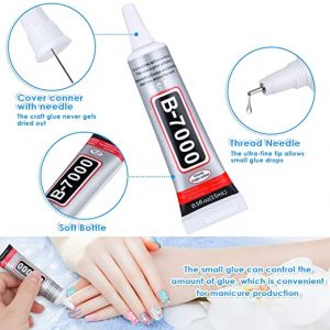 B-7000 Glue Clear for Rhinestone Crafts Jewelry and Bead Adhesive