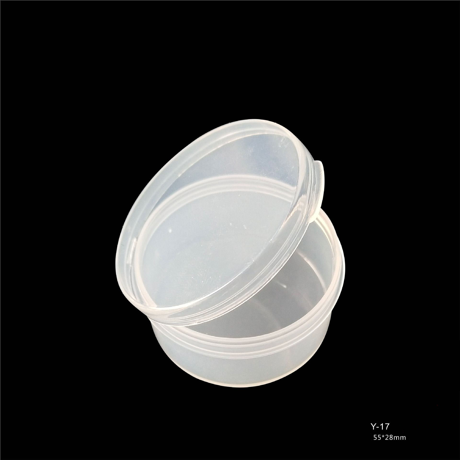 Round Plastic Storage Containers  Round Clear Plastic Container